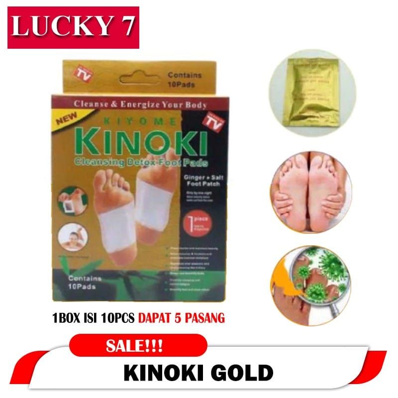 DE4 COD (1 Box Isi 10 Pcs) Koyo Kaki Kinoki Gold Detox ASLI /Koyo Kesehatan Ampuh Membuang