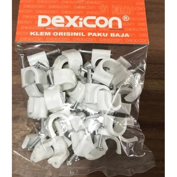 Klem Kabel dexicon 8mm ORIGINAL paku baja