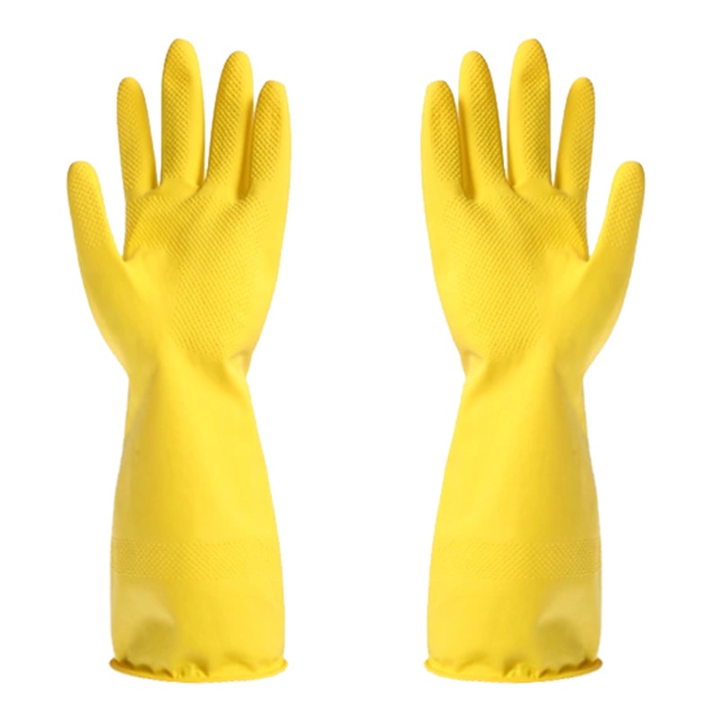 Sarung Tangan Cuci Piring Silikon Serba Guna / Rubber Glove Sarung Tangan Silikon Serba Guna / Sarung Tangan Karet Cuci Piring Latex Dotted