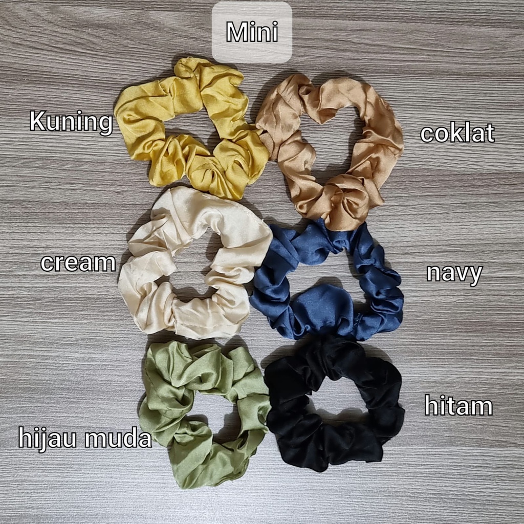 Karet Ikat Rambut Wanita - Scrunchies Pita Jilbab Aksesoris Rambut Wanita COD GRATIS ONGKIR