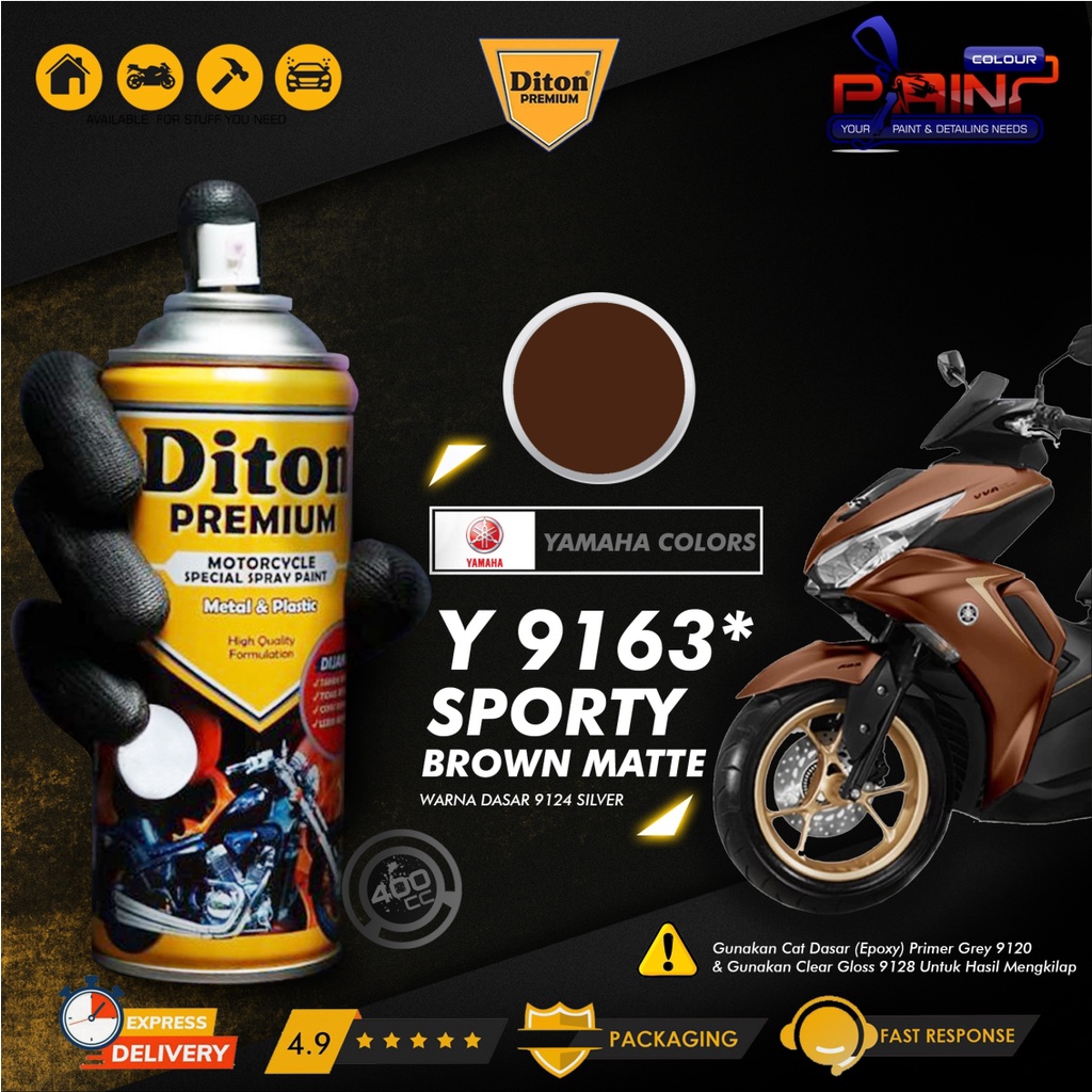 Diton PREMIUM 9163* Sporty Brown Matt Cat Semprot