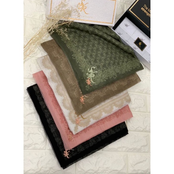 Signature Monogram Series Scarves  by Syahrini