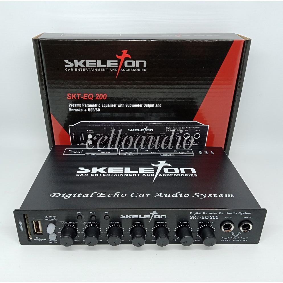 [[BISA COD]] Pre Amp Parametrik Skeleton SKT-EQ 200 Audio SKT EQ200