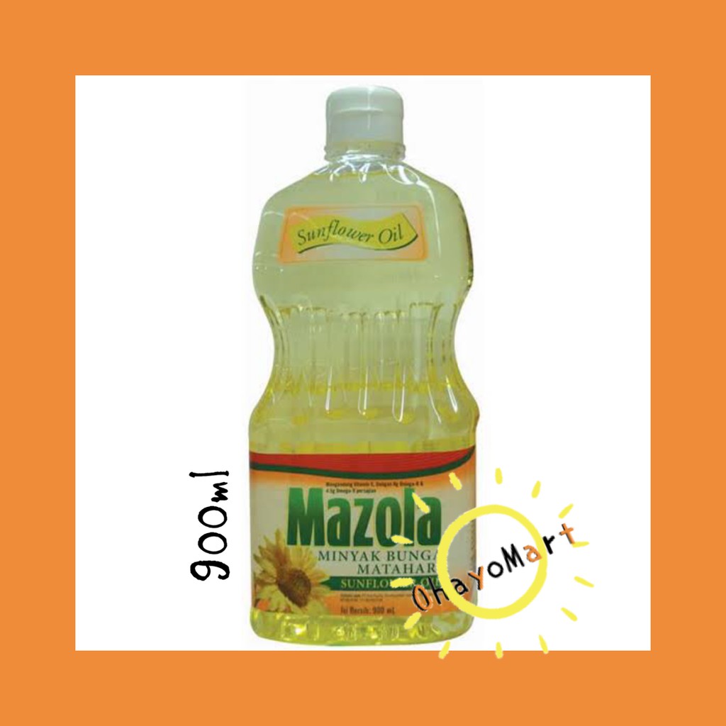 Mazola Sunflower Oil/ Minyak bunga Matahari 900ml