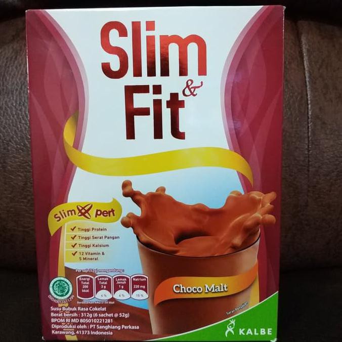 Terlaris Susu Diet Slim & Fit Coklat #001