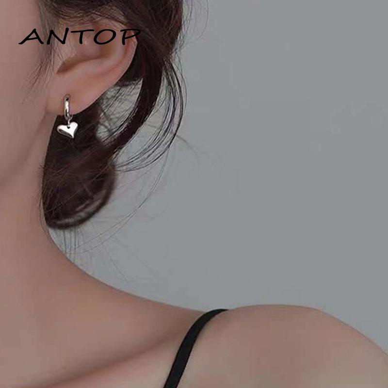 Anting Klip S925 Gaya Korea Untuk Wanita