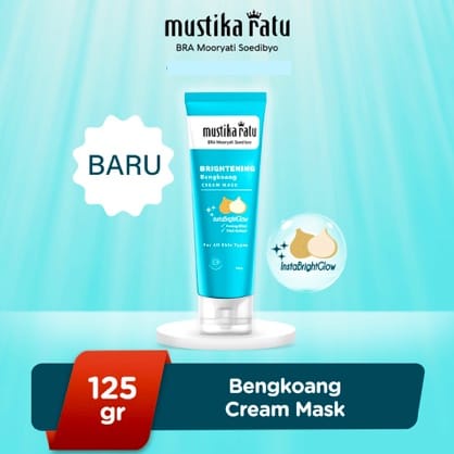 MUSTIKA RATU CREAM MASK 125GR BENGKOANG MASKER WAJAH WANITA TUBE