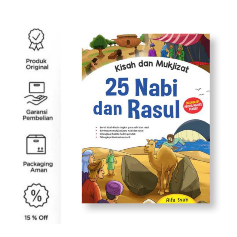 Jual Kisah Dan Mukjizat 25 Nabi Dan Rasul | Shopee Indonesia