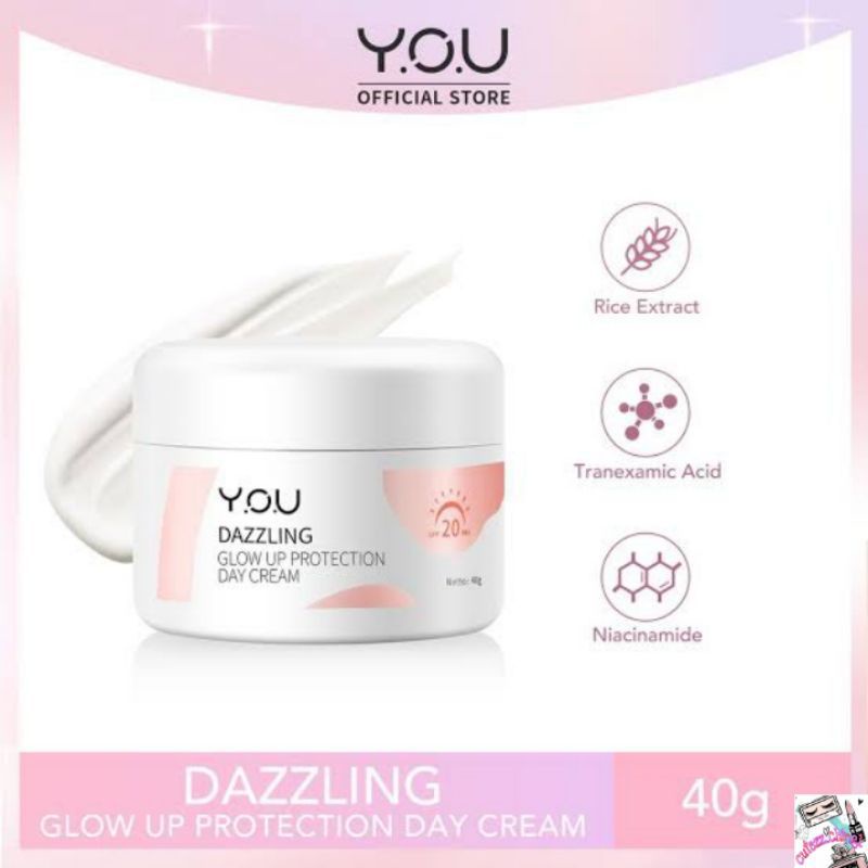 ☃Cutezz_Ching1☃YOU Dazzling Series ♡Protection Day Cream♡Serum Night Cream♡Tone Up Face Cream♡Facial Foam♡Tone Up Spray♡Clear Toner120ml♡Body Cream♡