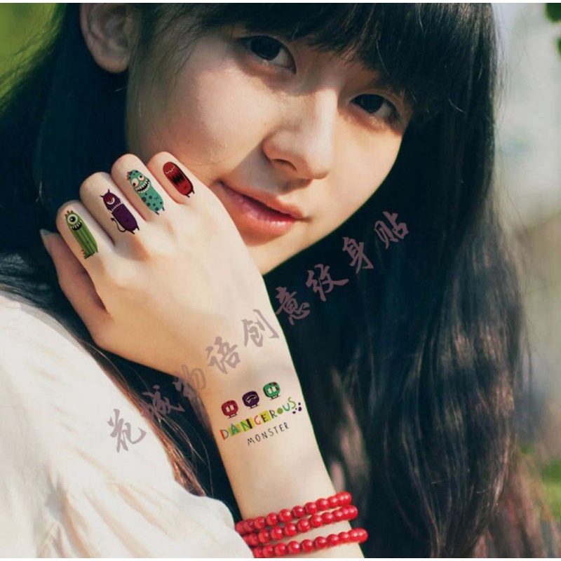 Tatto Temporer Korea Sticker Motif / Tatto Sticker Gaya Korea / Tatto Waterproof Semua Umur