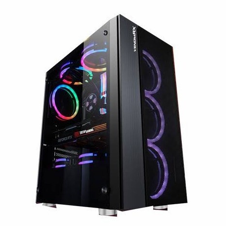 Casing Gaming Venom RX Drogon Middle Tower (Temperglass View)