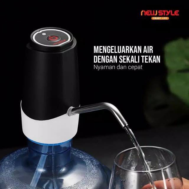 pompa galon elektrik air minum &amp; pompa air minum elektrik charger USB