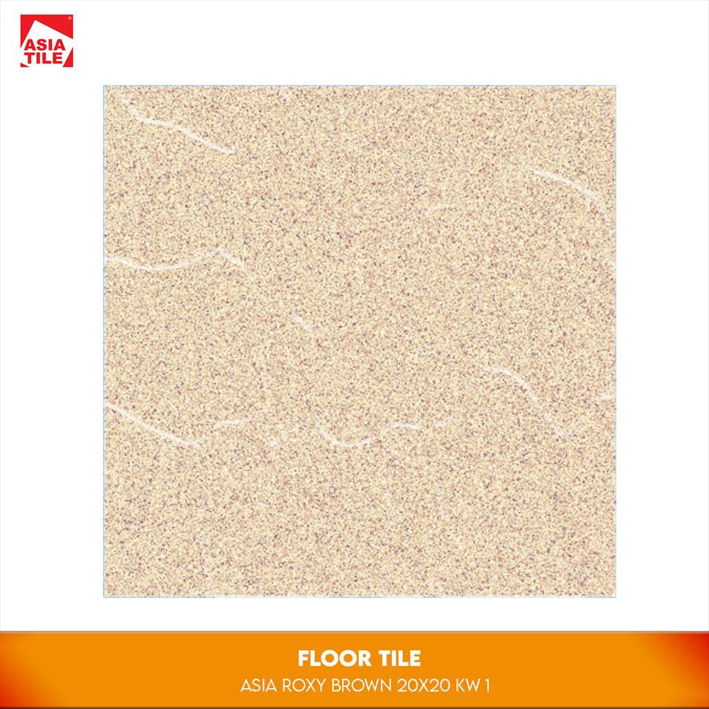Asia Tile Roxy Brown 20X20 KW1 - Keramik Lantai