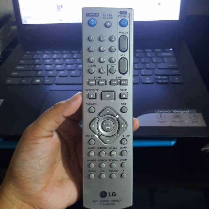 REMOTE REMOT DVD PLAYER LG 6711R1P070G ORIGINAL ASLI