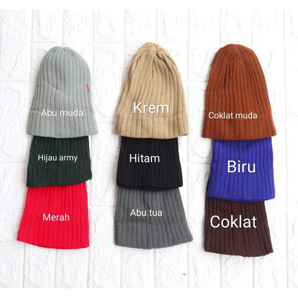 Kupluk Beanie Bayi / topi bayi Kupluk Polos