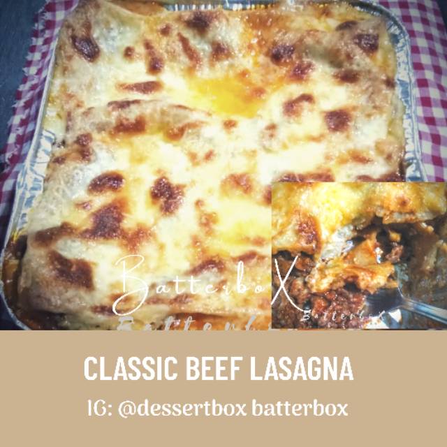 

Pie - CLASSIC BEEF LASAGNA