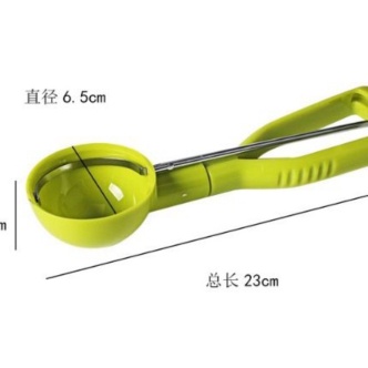 Sale Sendok es krim Ice cream spoon plastik Ice cream scoop - Orange wholesale