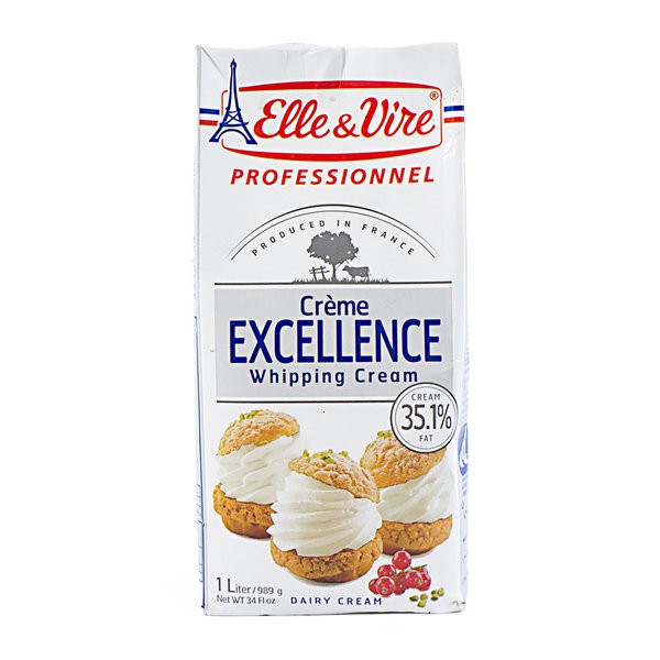 

Elle & Vire EXCELLENCE Whipping Cream 1000ml - Krim Kocok Elle Vire EXCELLENCE 1 Liter