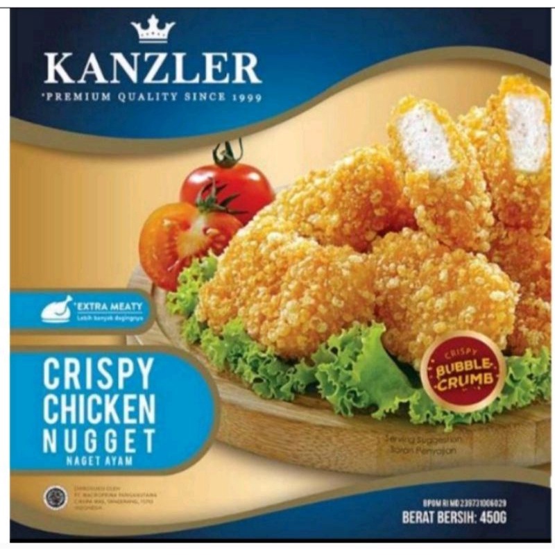 

KANZLER NUGGET CRISPY CRUMBLE BUBBLE