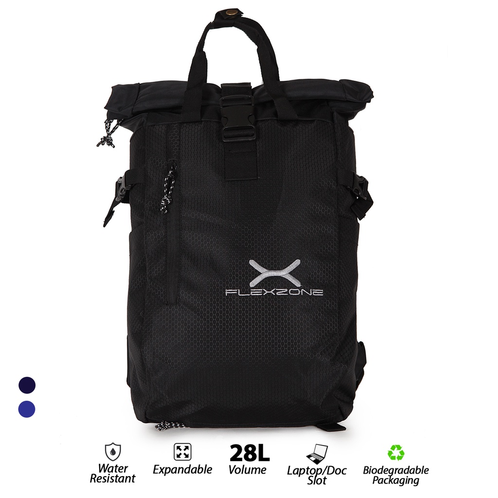 Flexzone Tas Backpack Lipat Outdoor Travel Foldable Hiking Indiana FAB-007HT
