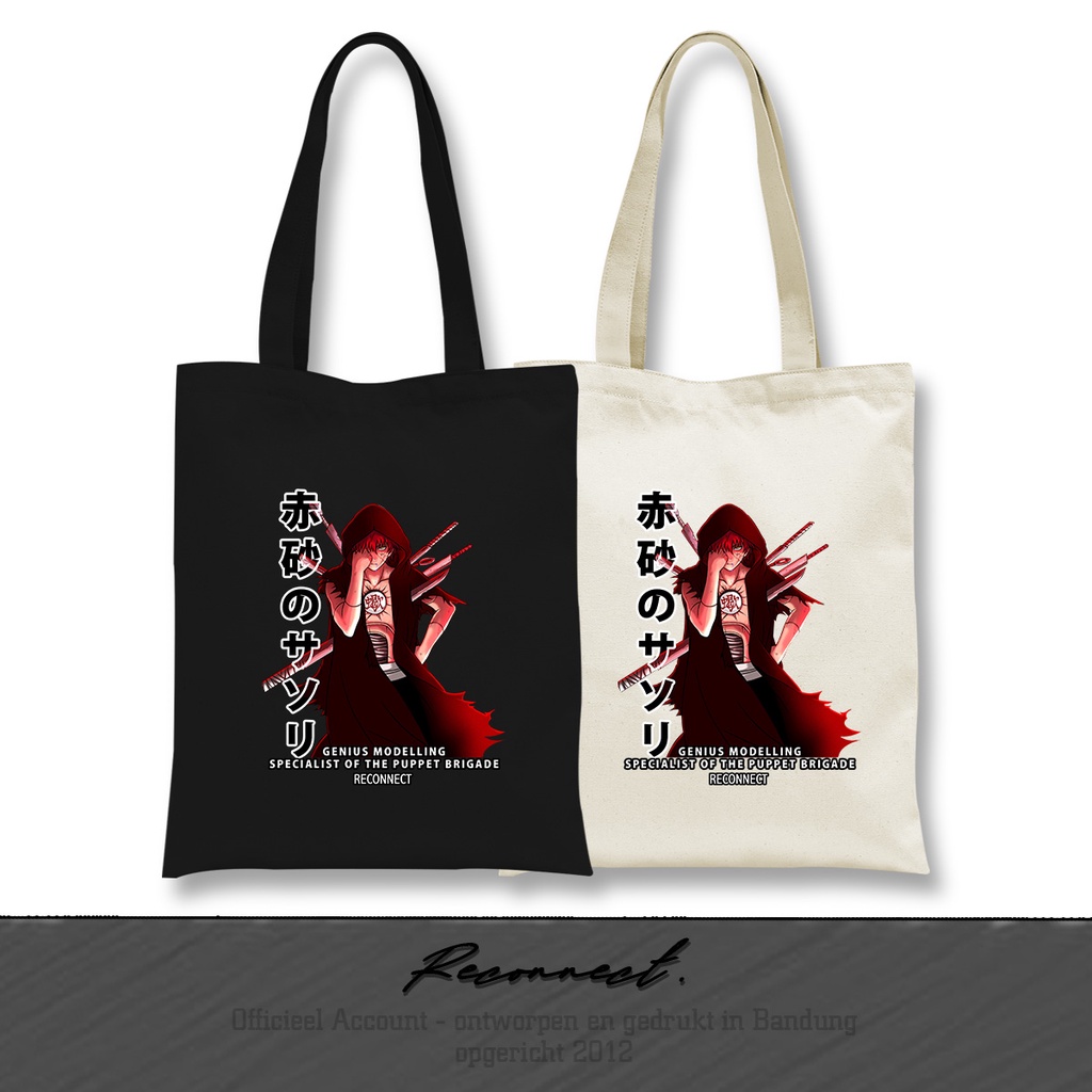 Reconnect Tote Bag Anime Naruto Sasori - GRATIS TAMBAH NAMA