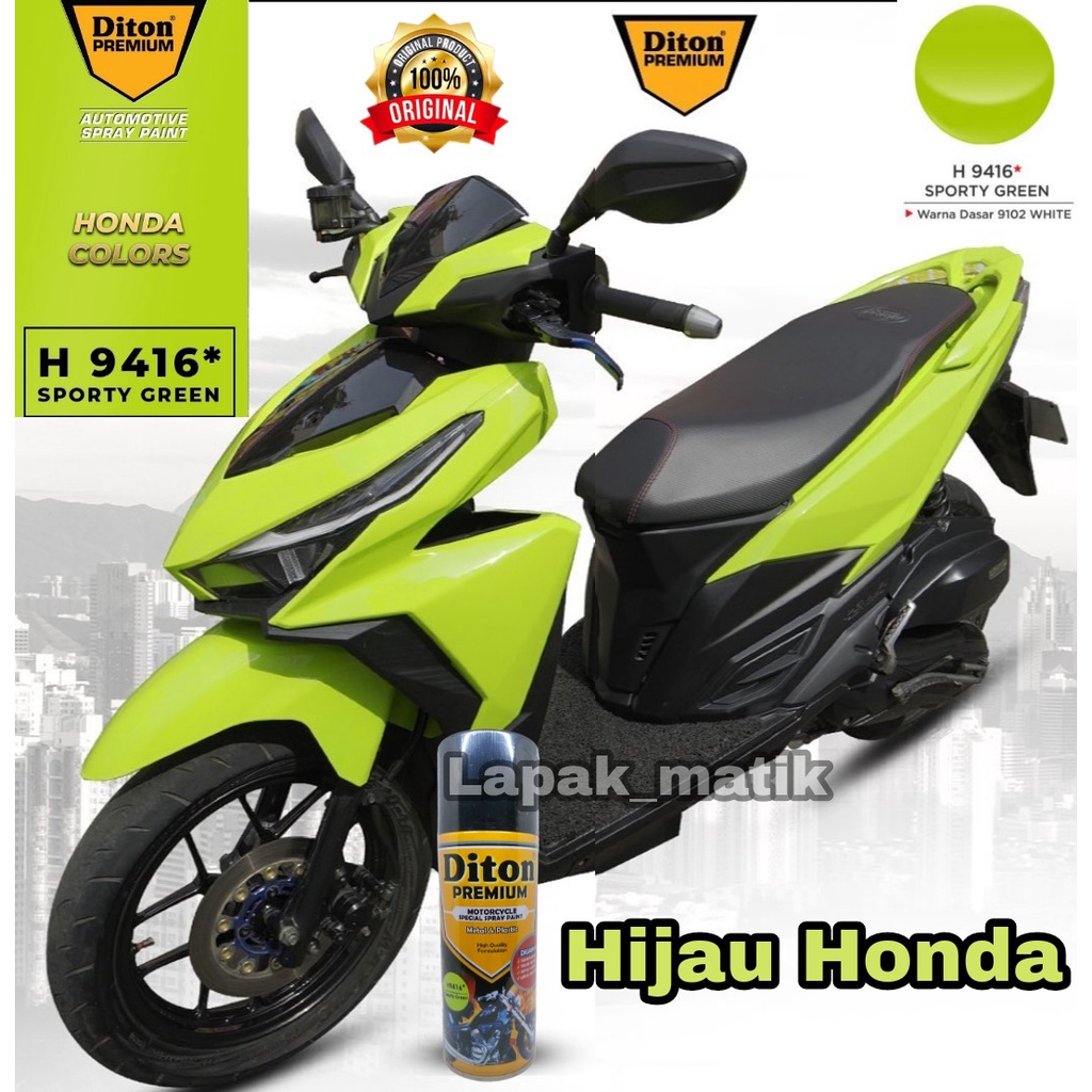 Pilok DITON PREMIUM HIJAU MUDA SPORTY GREEN H9416 400ml