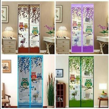 Tirai Magnet/ Tirai Magnet Motif Anti Nyamuk/Tirai Magnet Anti Nyamuk Karakter Cantik / Tirai Pintu