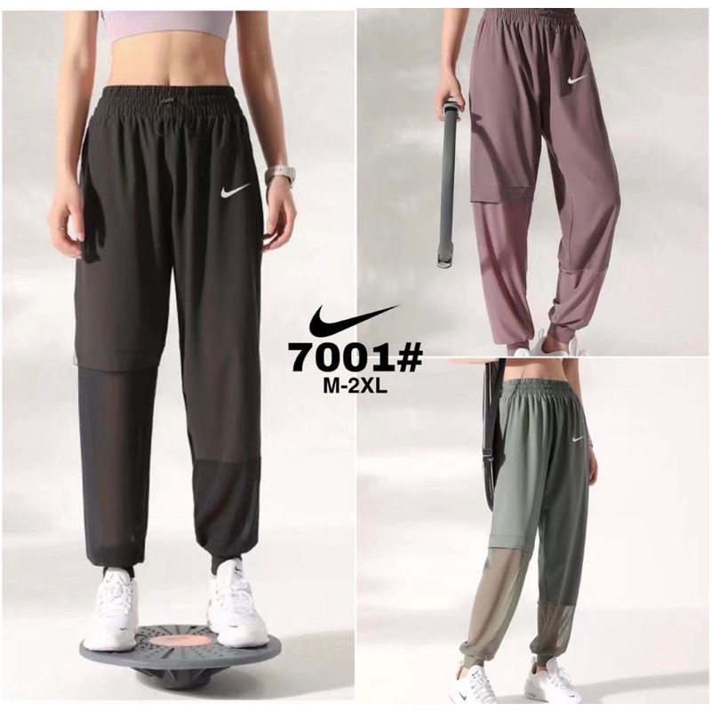 CELANA PANJANG JOGGER WANITA NIKE PARASUT MICRO IMPORT OLAHRAGA