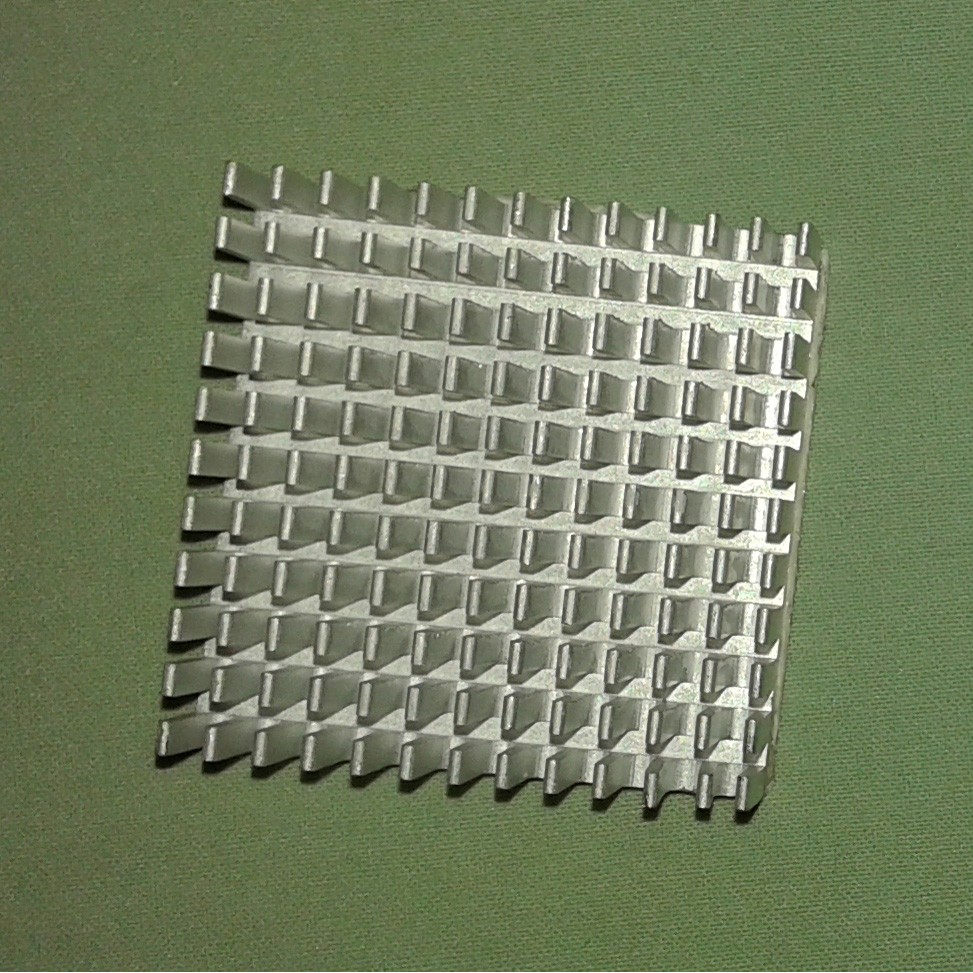 Heatsink Heat Sink  4cm x 4cmx 1cm Thermal Tape Pad Peltier
