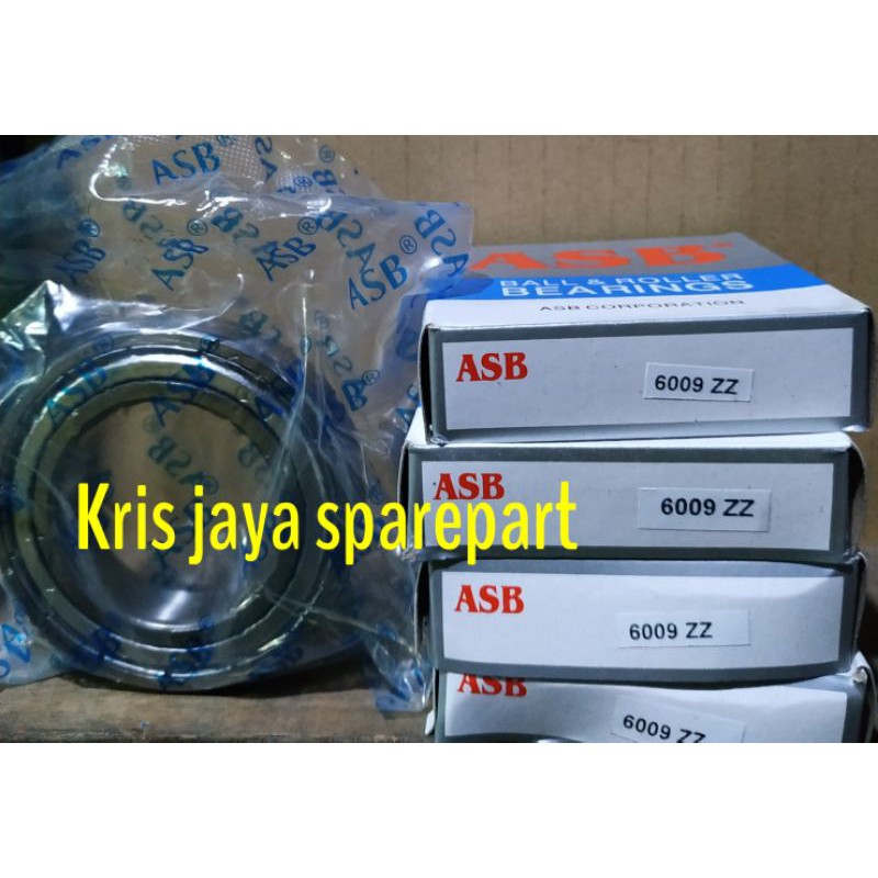 bearing 6009 zz merk asb
