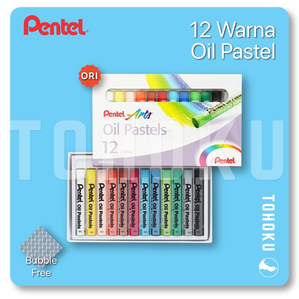 

Crayon Pentel Oil Pastel Premium 12 Warna