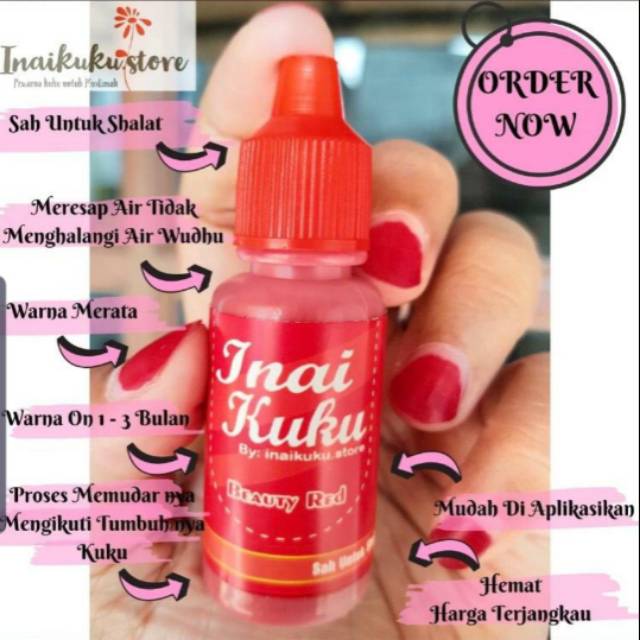 INAI KUKU  HENA HALAL AWET  TAHAN LAMA Shopee Indonesia