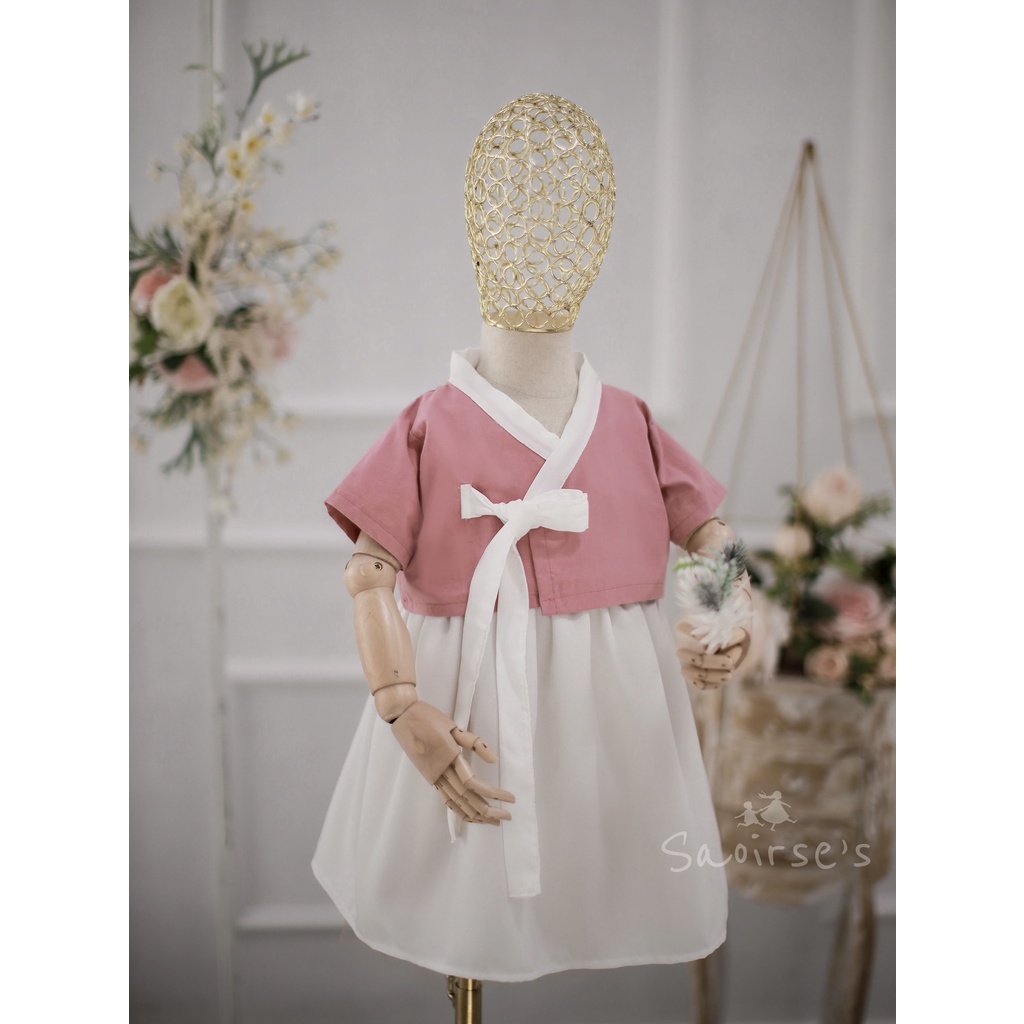Saoirse's Hyeon Dress - Setelan hanbok anak perempuan