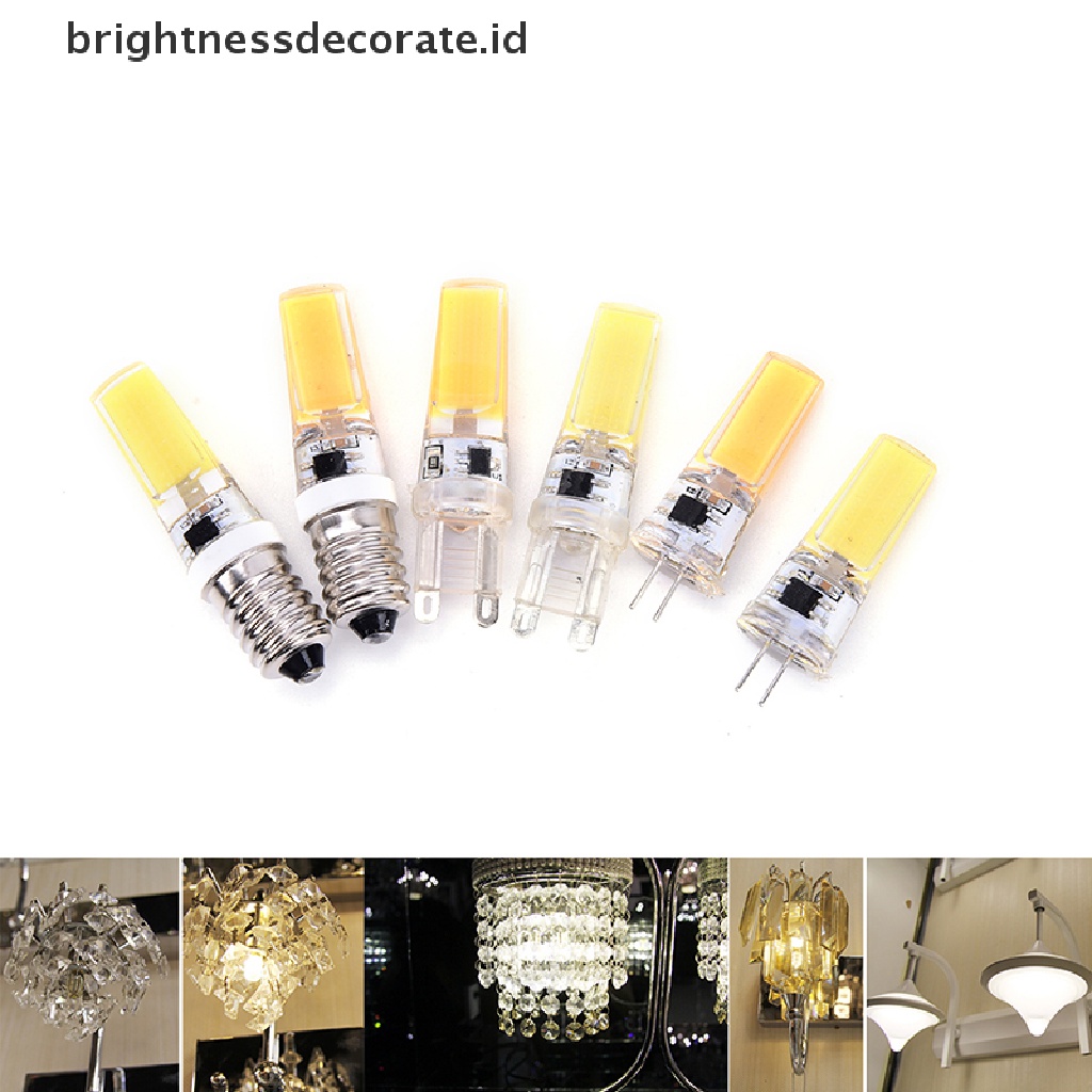 G4 G9 E14 9w Smd Led Bulbs 220v Cob Bahan Silikon