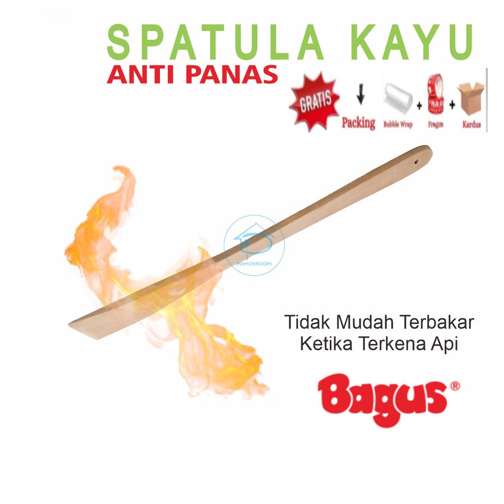 SPATULA KAYU SATUAN SUTIL KAYU untuk teflon irus Berkualitas Sodet Kayu Susruk Penggorengan Sodet Murah