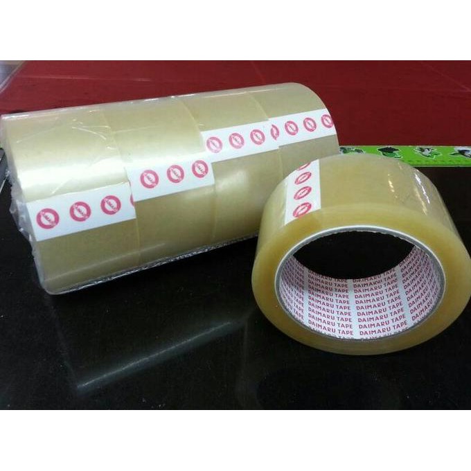 

Promo Murah !!!!!!!! Lakban Bening Daimaru / Opp Tape ( Harga Grosir )