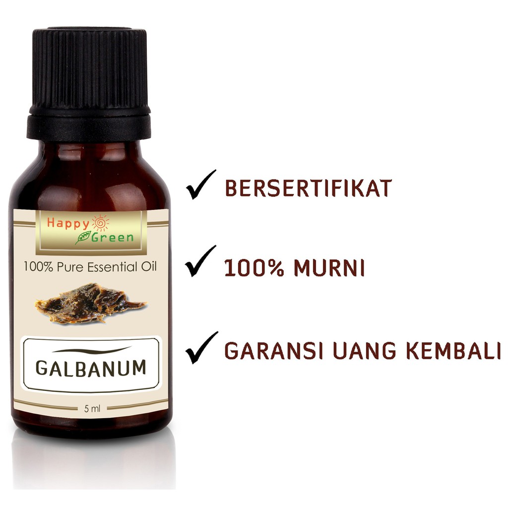 Happy Green Galbanum Essential Oil (5 ml) - Minyak Atsiri Galbanum