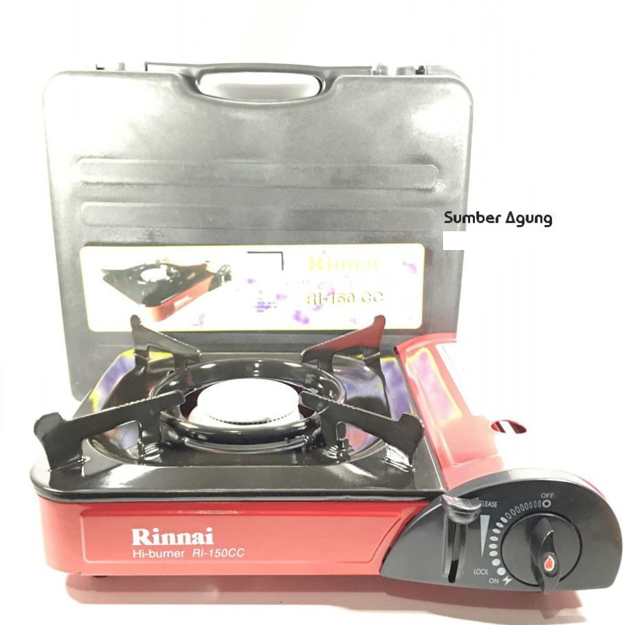 Kompor Portable Rinnai 150CC RI150CC Gas Kaleng Ringan Tas Kemah