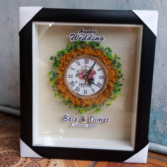 

Kado Pernikahan 3D bunga edelweis / kado Spesial / kado unik