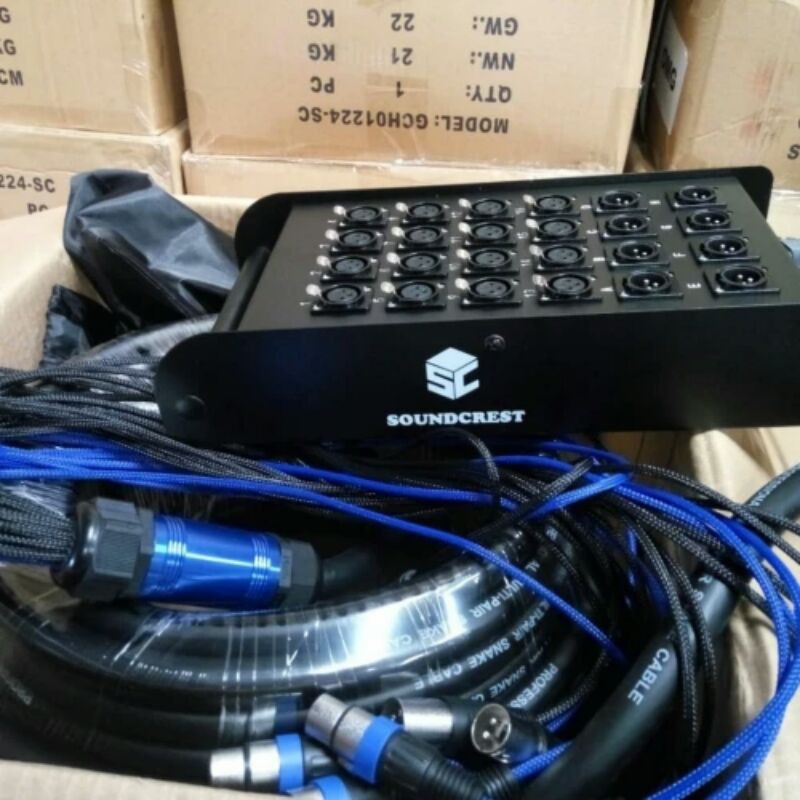 Snake Cable Kabel Snake 16 in 8 out Soundcrest
