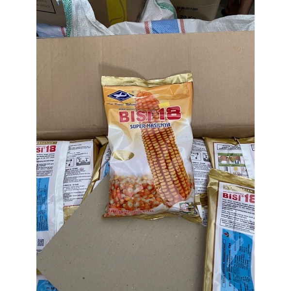 Bibit Benih Jagung BISI 18 Hibrida Cap Kapal Terbang Kemasan 1kg asli