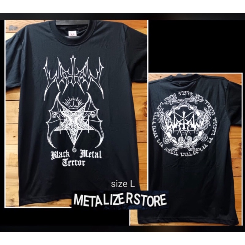 KAOS MUSIK METAL ROCK WATAIN BLACK METAL TERROR ORIGINAL PRAPATAN REBEL