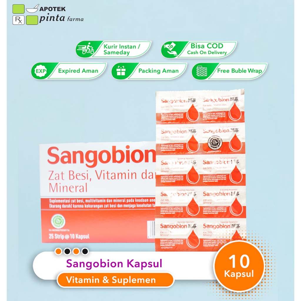 Sangobion Kapsul Obat anemia