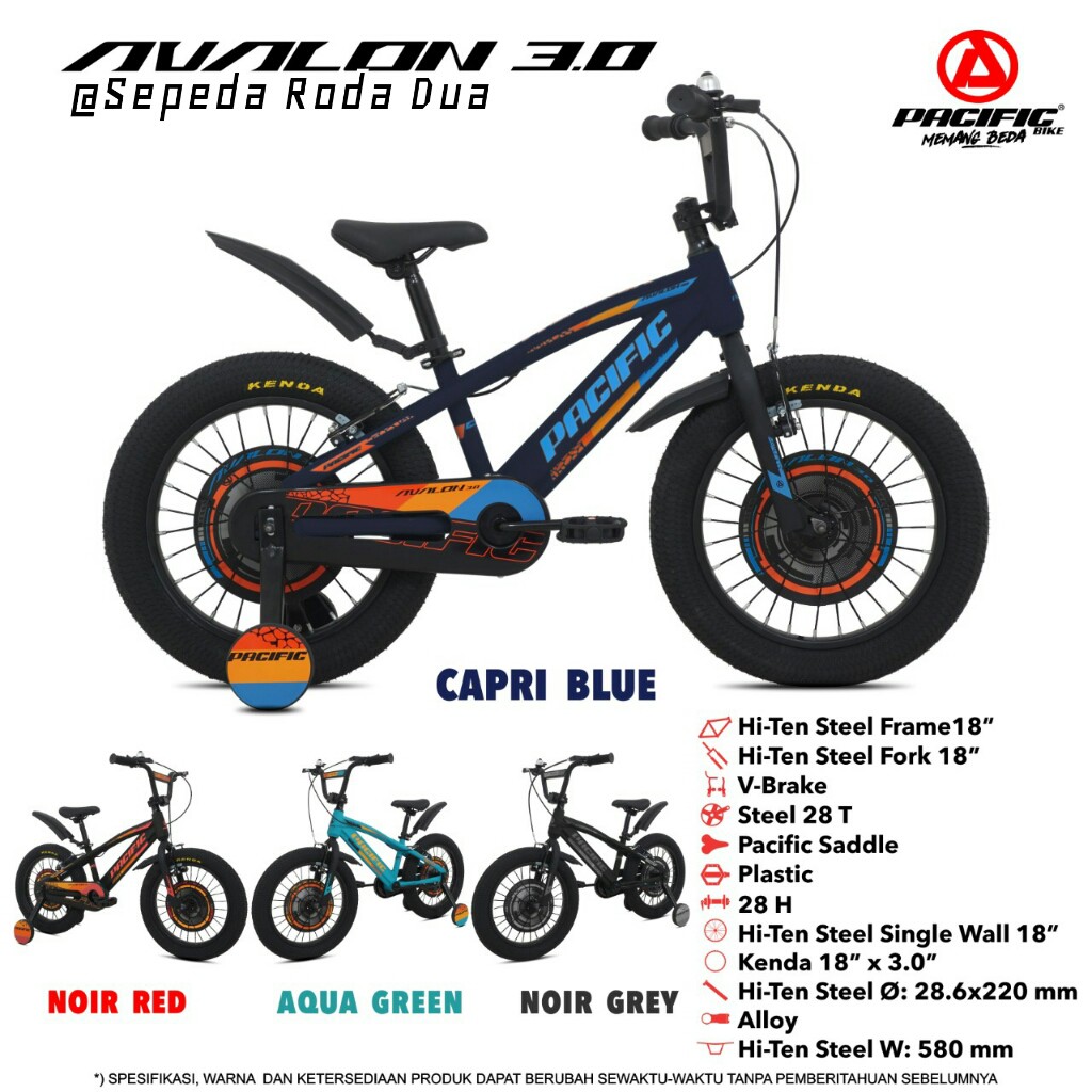 Sepeda BMX 18" Pacific Steel Avalon 3.0