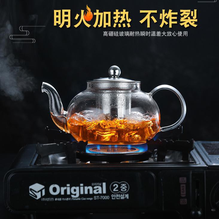 GS8 Homadise Teko Pitcher Teh Chinese Teapot Maker 600ml - TP-759 - Transparent