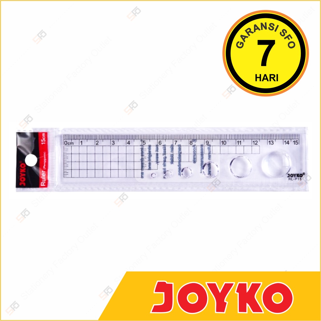 

Penggaris Joyko 15 cm - RL-P15