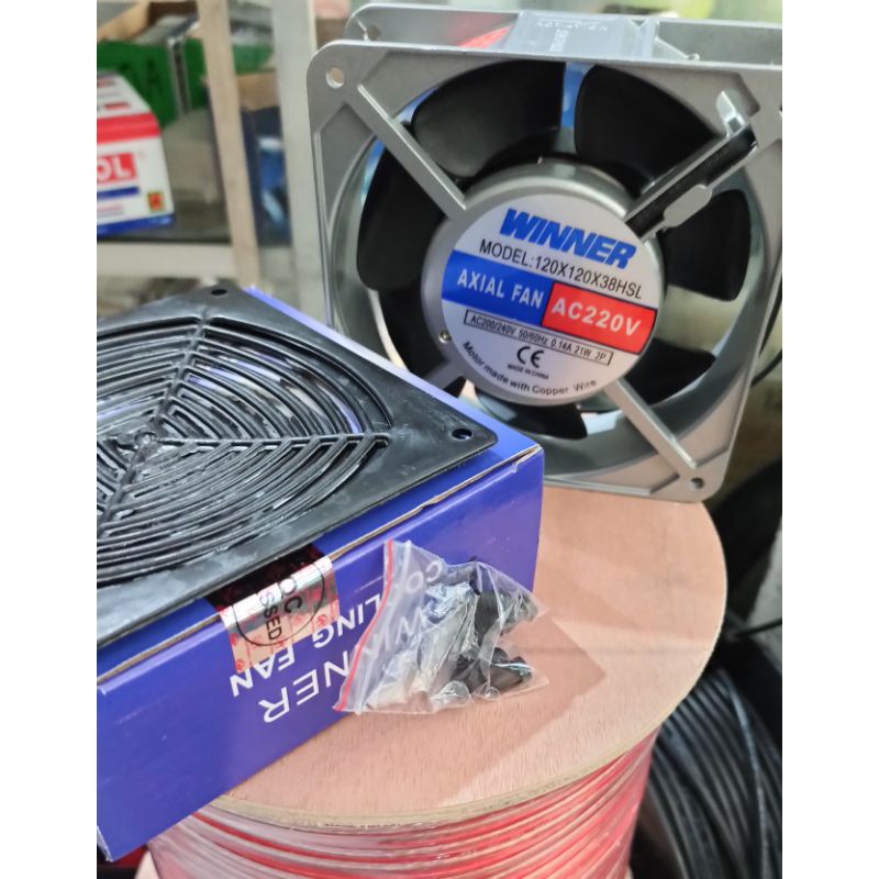 kipas ac 220v 12cm x 12cm