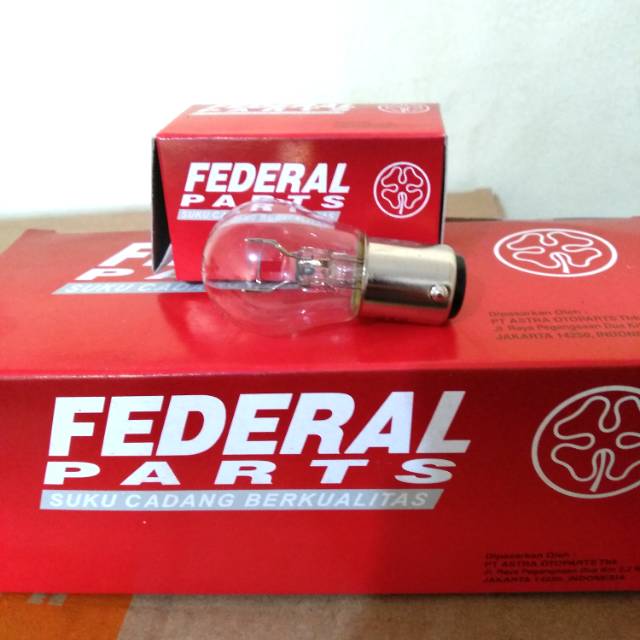 Bohlam stop semua motor merk federal by pt.astra otoparts