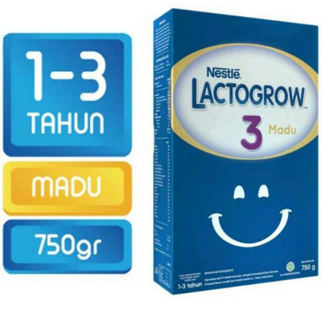 Lactogrow 3 Madu Box 750g