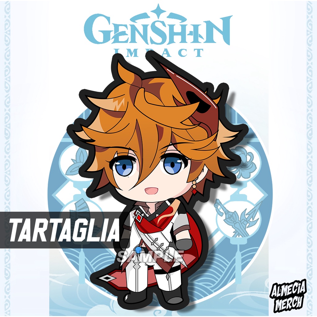 Gantungan Kunci Genshin Impact Tartaglia (Childe) / Keychain Tartaglia Genshin Impact / Ganci